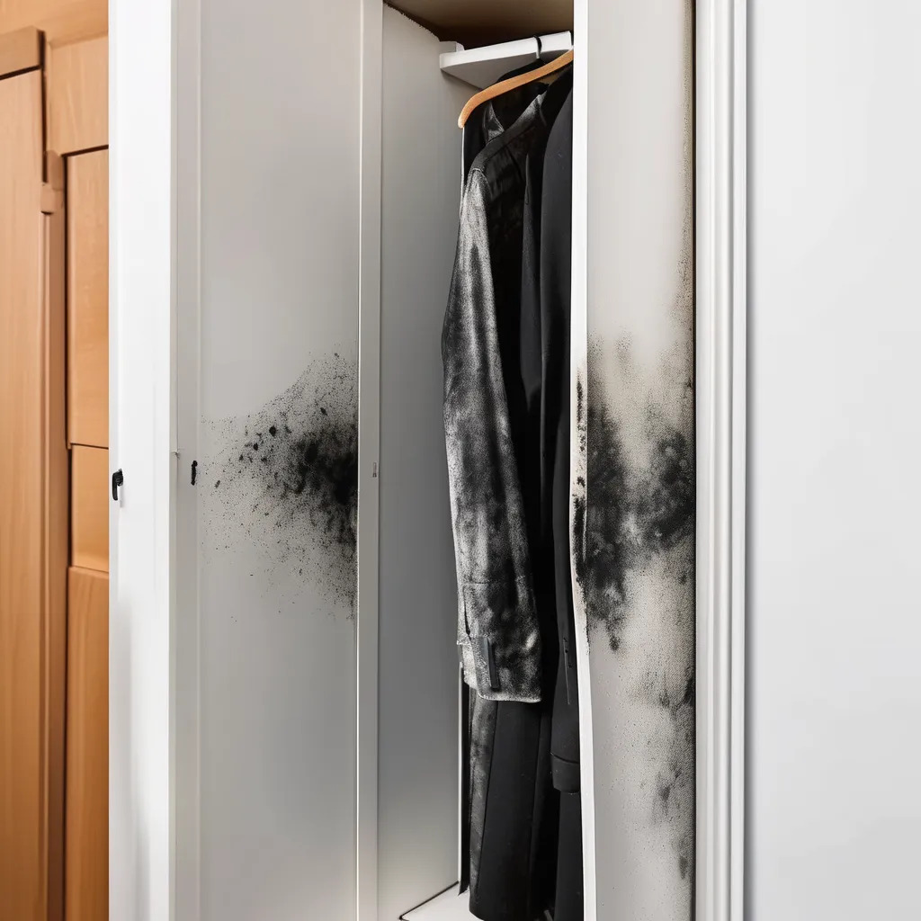 why mould in wardrobe